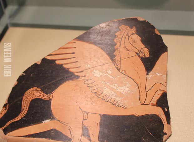 Shard Greek Winged Horse Art