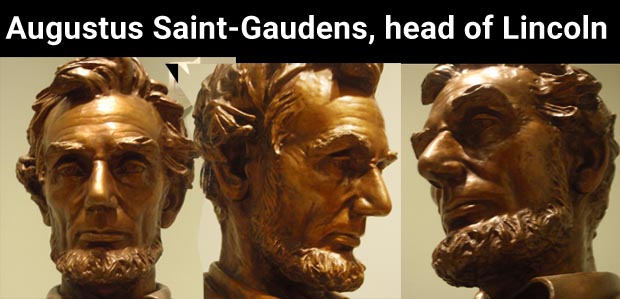 Saint Gaudens Head of Lincoln