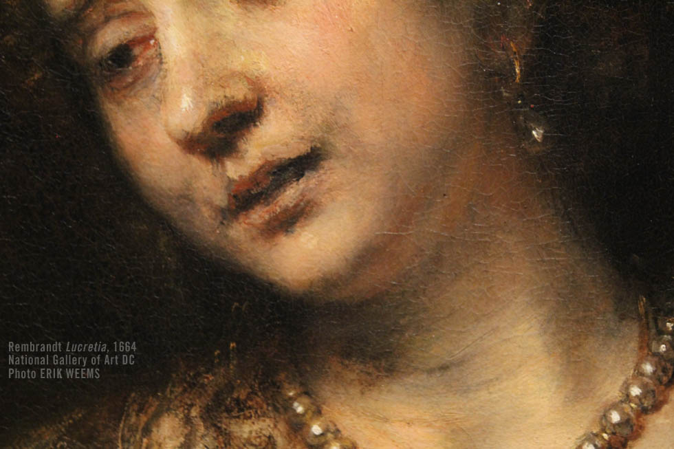 Lucretia Detail art by Rembrandt