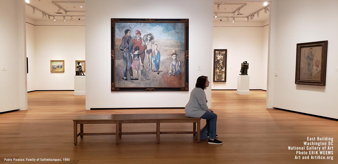 Click the image to enlarge - The Family of Saltimbanques 1905 - National Gallery of Art The Family of Saltimbanques 1905 - National Gallery of Art