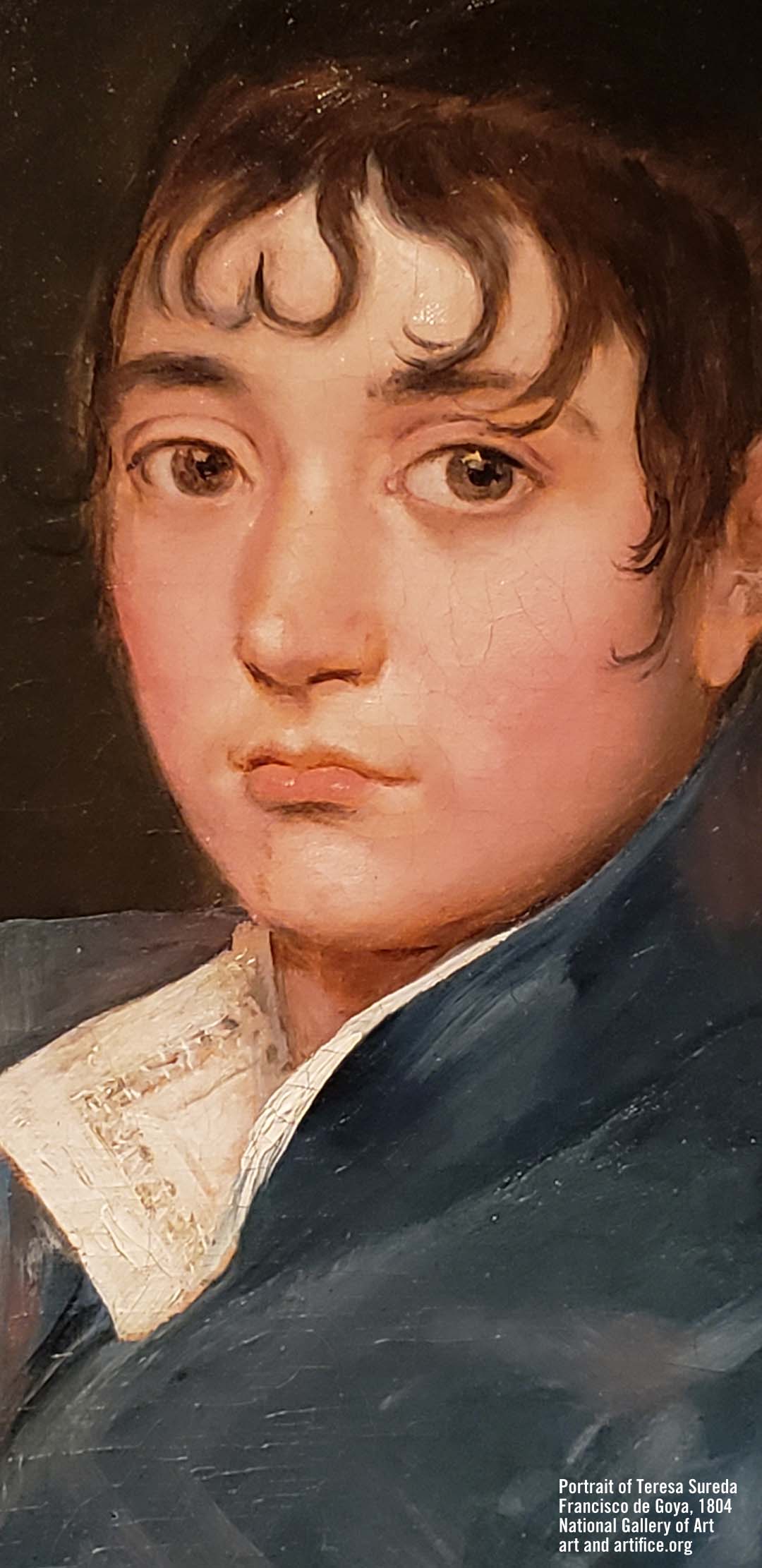Theresa Sureda portrait by de Goya